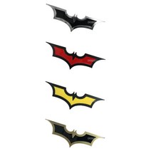 다크나이트 로고 엠블럼 메탈 스티커 신차선물 새차선물 자동차엠블럼 차량용품 심벌, 2 레드