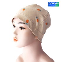 아임파인 키즈용 항암모자 두건 비니 저자극 맞춤 순면원단 국산