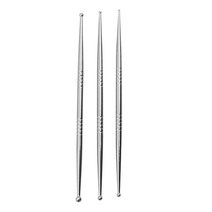 WENYAN 3x 볼 도구 도구 도구, 128-130MM, 스테인레스 스틸, 은빛