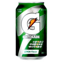 게토레이 레몬 캔, 3개, 340ml