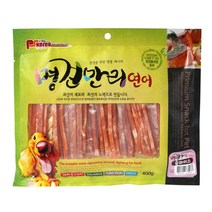 명견만리 연어슬라이스 400 강아지 대용량 간식