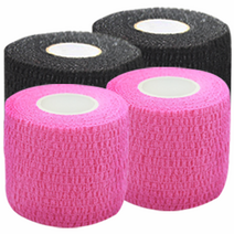 [파라오스포츠] 라텍스프리 저자극 뮬러 볼링 리프팅테이프 5cmx5m, 블랙x핑크 4
