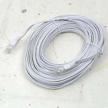 coms CAT6 평면 랜케이블 15m - 다이렉트 연동선 인터넷 전화 작업선 전기선, 본상품선택