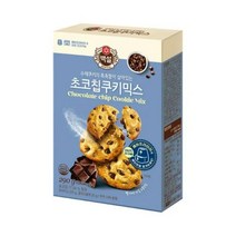 CJ더마켓 홈 베이킹 제과 제빵 빵 만들기 카페 디저트 아이 간식 초코칩 쿠키믹스 초코 핫 케익 와플 브라우니 쿠키 머핀 깨찰빵 식빵 290G, 1개