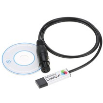 컴퓨터 PC 무대 조명 컨트롤러 케이블 USB-DMX 인터페이스 어댑터 LED DMX512