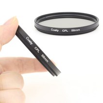 생활용품 필수템 37mm Cuely CPL 필터 편광 렌즈 DSLR 카메라 캠코더, 본상품선택