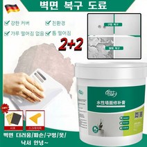 독일의 기술 강력 방수페인트 방수크림 벽면 페인트 곰팡이방지 결로방지 크랙보수 물새는 곳에 바르는 만능 방수 방수벽면 복구 도료 베란다 페인트, 600g*2개, 1개