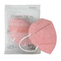 참조은 새부리형 입체 황사마스크(KF94 5매입 )(대형) / 5개, 분홍색