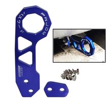 트레일러견인장치 캠핑카 자동차 캐리어 후크 혼다 시빅용 알루미늄 합금 견인 암호 JDM 레이싱 리어 트레일러, 파란