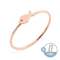 [비앤비골드]14K18K 심플 물고기 텐션 유닛링 반지 NPR21627