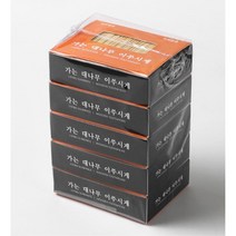 음식점 위생용품 이쑤시개 요지각 여행용 틈새잇솔, 상세페이지참조, 가는대나무이쑤시개 800개입 5통