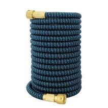 정원 물 호스 투명 비닐 분수 나선 점적 천막 원예 화분 가든 연결 고압 총 관개 텔레스코픽 매직 스프레이 커넥터 노즐 세탁기, 75피트-22.5m