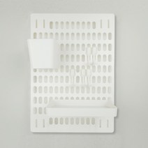 Raon 타공판 인테리어 접착식 부착형, 대형, 화이트