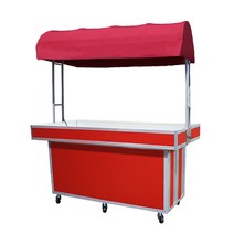 [매대인] 꽃마차매대, 사각/월넛, 녹색, 선택안함