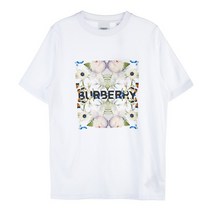 몽타주 프린트 코튼 티셔츠 8048607 C KB5 DUTCH W FL SS T A1464 6-10 /2