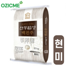 (현미)백진주10kg 안동백진주쌀 한국라이스텍 22년산 산지직송, 1개