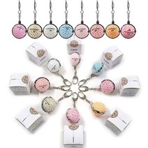 볼주머니 키링 2피스 카에데 골프공 홀인원 기념품, 플라이_핑크세트