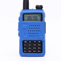 디지털무전기 업무용무전기 생활무전기 워키토기 양방향 라디오 F8 + UV 5R UV-5R 워키 토키 용 실리콘 고, 05 blue