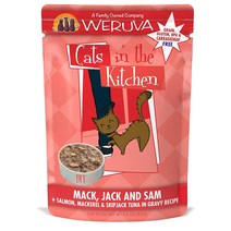 Weruva 습식사료 85g 12개입 펌킨잭 Weruva Cats in the Kitchen Grain-Free Natural Wet Cat Food Pouches, 1
