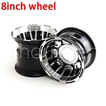 오토바이 휠 림 스티커 용 인치 허브 알루미늄 타이어 진공 고 카트 륜, 110mm front rim