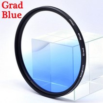 해외 KnightX Grad ND 블루 카메라 렌즈 필터 캐논 소니 니콘 d600 d80 라이트 d3300 49mm 52mm 55mm 58m, Grad Orange, 77mm
