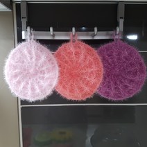 실타래공방 핸드메이드 (10+1) 한겹도톰수세미, 1개, 5개입