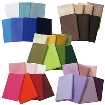 퀼트패키지 고급 면 무지 원단 세트 1/4마, 핑크&레드