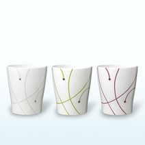 [S.K Since 1893] 독일 명품 세라믹 인테리어화분 할리우드-스와로브스키(15cm, 사이즈:15cm / 색상:그리스탈 트랜스페어런트