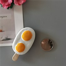 마그네틱 스티커 5 개 구입 1 개 모조 식품 냉장고 자석 주방 장식 시뮬레이션 우유 계란 빵 식품 냉장고, double york