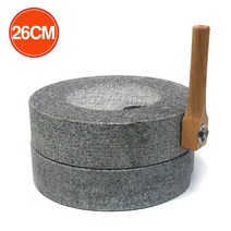 국산 화강암 맷돌(26cm)/ 전통맷돌 전통소품 멧돌 분쇄기/ 코지마트