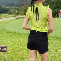 백리본 프릴 상큼나시 여름골프웨어 봄 가을 여성골프패션 치치골프