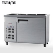 유니크 반찬냉장고 1200 500폭 UDS-12RBAR-1 영업용 업소용 밧드별도, 아날로그, 올스텐, 왼쪽