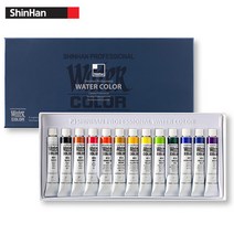 신한/전문가용수채물감 13색 7.5ml