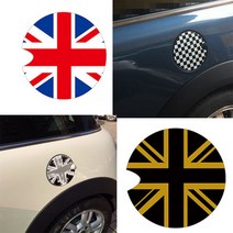 미니쿠퍼 오디오 스티커 스피커 핸들 사이드 도어캐치, Vintage union jack, 1개