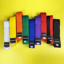 프로스펙스 태권도띠 색띠 도복띠 한번띠, 빨강