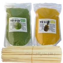 맛깔 천연색소사용 솜사탕재료 C형 (맛깔슈가2Kg 나무스틱200개)-메론 파인애플, 1세트, 2kg