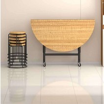 중식당 이동식 턴테이블 대형 원판 회전식 탁자 1.8m, 1.8m 블랙 대리석패턴+ 1.2m 턴테이블