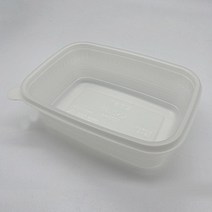 사각 죽용기 반찬 밀폐용기 뚜껑별도 전자렌지 가능 AJ-대 100개