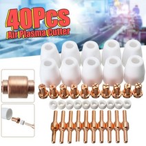 플라즈마 절단기 용접 컷팅기 커터 40pcs 공기 커터 소모품 확장 pt-31 lg-40 컷-40 0에 적합