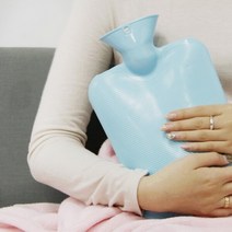 보온 물주머니 미니 핫팩 아랫배찜질 허리찜질 실리콘 PVC, 핑크 중형, 1팩