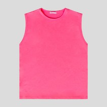 우드피카 남녀공용 오버핏 나시 티셔츠