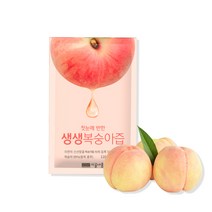 시골내음 첫눈에반한생생복숭아즙 110ml*30포 1박스, 30개, 110ml