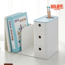 책상꾸미기 매거진랙 기숙사필수품 미니책꽂이 W 매거진랙 간이책꽂이 책상책꽂이, 민트, 기본