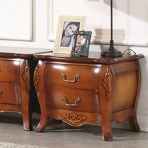 [더리체] [착불상품] 메라토 엔틱 거실 침실 협탁, 상세 설명 참조