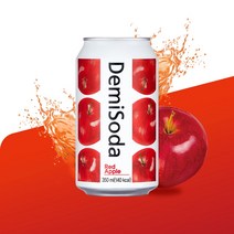 데미소다 레드애플 350ml 24 뚱캔(완박스), 2세트
