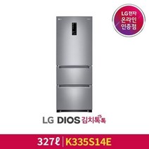 LG전자 LG DIOS 김치톡톡 스탠드형 김치냉장고 K335S14E -