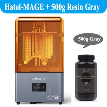3D 프린터 CREALITY HALOTONE 플러스 HALOTMAGE UV 레진 일체형 광원 냉각 공기 여과 시스템, CL-103L Gray Resin