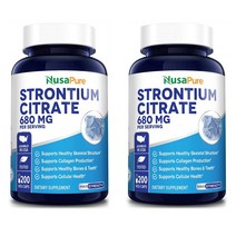 NusaPure 누사퓨어 스트론티움 시트레이트 Strontium Citrate 680mg 200정 X2