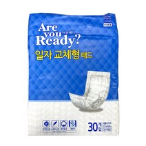 [아유레디] 일자 교체형 패드 30개입, 단품
