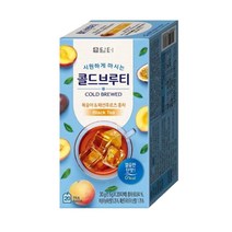 담터 콜드브루티 복숭아패션후르츠 홍차 20T, 10개